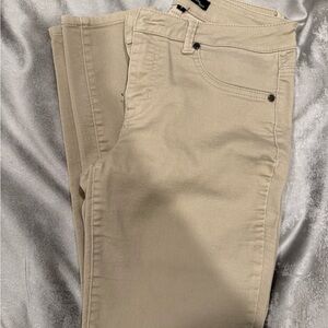 Beige Casual Pants